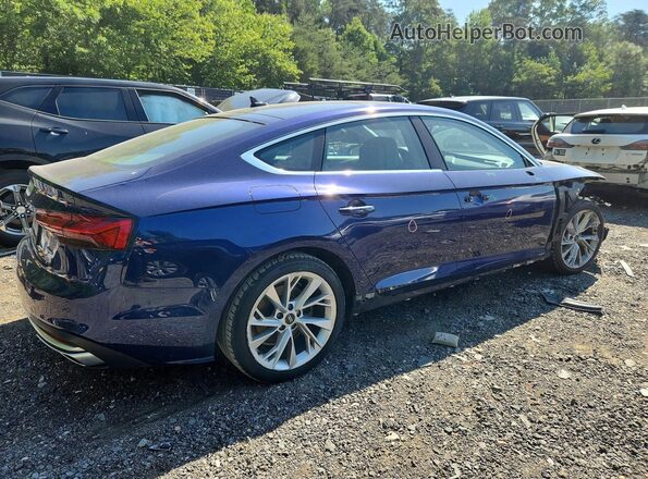 WAUABCF51MA063009 2021 AUDI A5 Blue Tył prawy