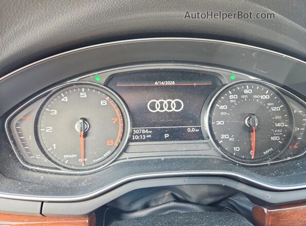 WAUABCF55RA071069 2024 AUDI A5 Charcoal Widok zestawu wskaźników
