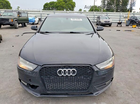 WAUAFAFL5DA109514 2018 AUDI A4 Black Դիմացի տեսք