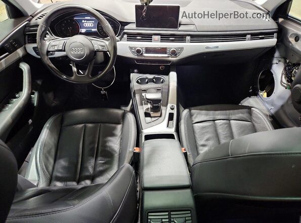 WAUANAF43HN002777 2017 AUDI A4 Silver Dashboard view