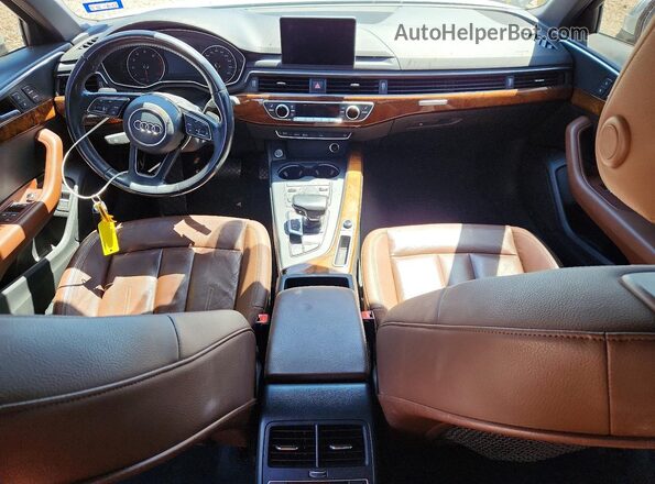 WAUANAF44HN017451 2017 AUDI A4 White Առջևի վահանակի տեսք