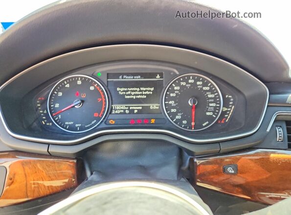 WAUANAF44HN017451 2017 AUDI A4 White Սարքավորումների վահանակի տեսք