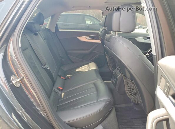WAUANAF44HN041135 2017 AUDI A4 Gray Вид задніх сидінь