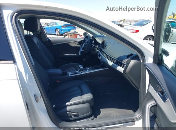 WAUANAF44HN052586 2017 AUDI A4 White წინა სალონის ხედი