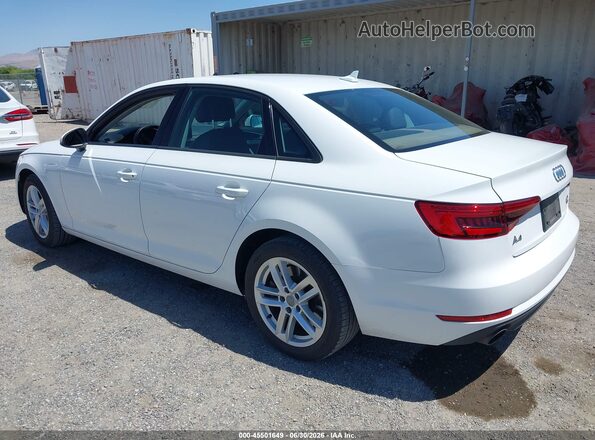 WAUANAF44HN052586 2017 AUDI A4 White უკანა მარცხენა