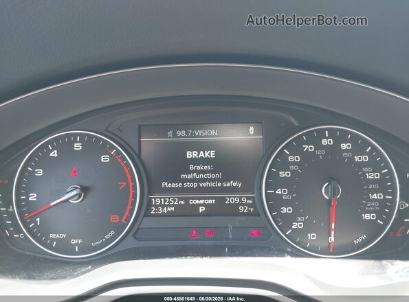 WAUANAF44HN052586 2017 AUDI A4 White უკანა სავარძლების ხედი