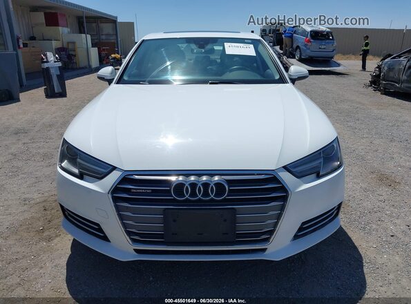 WAUANAF44HN052586 2017 AUDI A4 White წინა ხედი