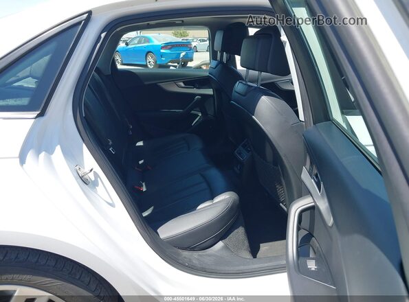 WAUANAF44HN052586 2017 AUDI A4 White VIN კოდის სტიკერის ხედი