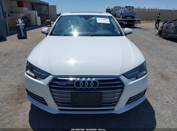 WAUANAF44HN052586 2017 AUDI A4 White ხელსაწყოთა პანელის ხედი