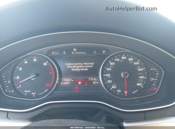 WAUANAF45HN010413 2017 AUDI A4 Серый Вид задних сидений