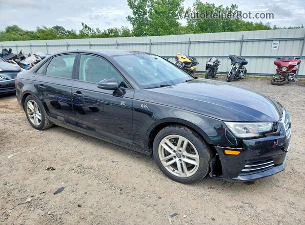 WAUANAF47HN018576 2017 AUDI A4 Черный Передняя правая четверть