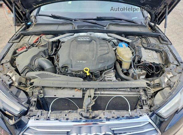 WAUANAF47HN018576 2017 AUDI A4 Черный Вид задней части салона