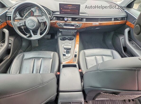 WAUANAF47HN018576 2017 AUDI A4 Черный Вид панели приборов