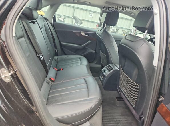 WAUANAF47HN018576 2017 AUDI A4 Черный Вид задних сидений