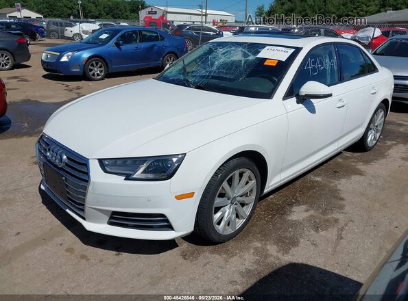 WAUANAF48HN014567 2017 AUDI A4 White Vista tres cuartos delantera izquierda