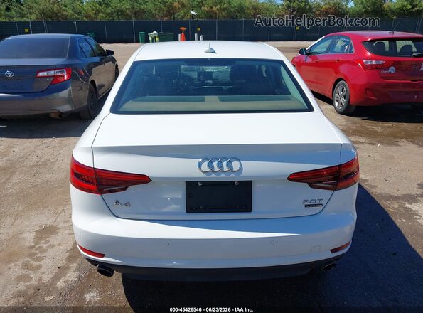 WAUANAF48HN014567 2017 AUDI A4 White 