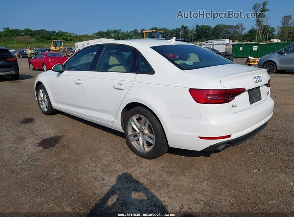 WAUANAF48HN024242 2017 AUDI A4 White უკანა მარცხენა