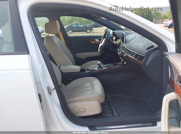 WAUANAF48HN024242 2017 AUDI A4 White წინა სალონის ხედი