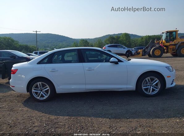 WAUANAF48HN024242 2017 AUDI A4 White უკანა სალონის ხედი