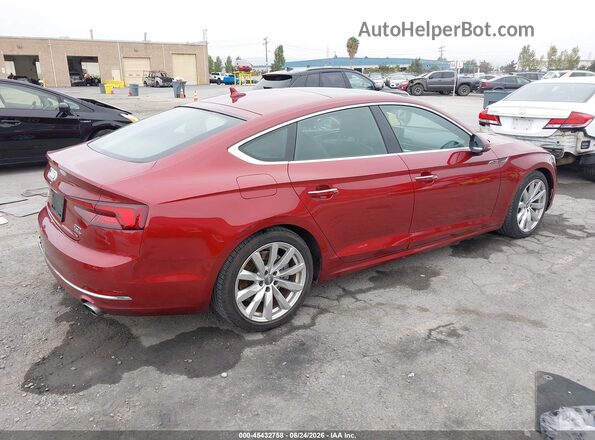 WAUANCF50JA046317 2018 AUDI A5 Red უკანა მარჯვენა