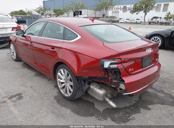 WAUANCF50JA046317 2018 AUDI A5 Red წინა ხედი