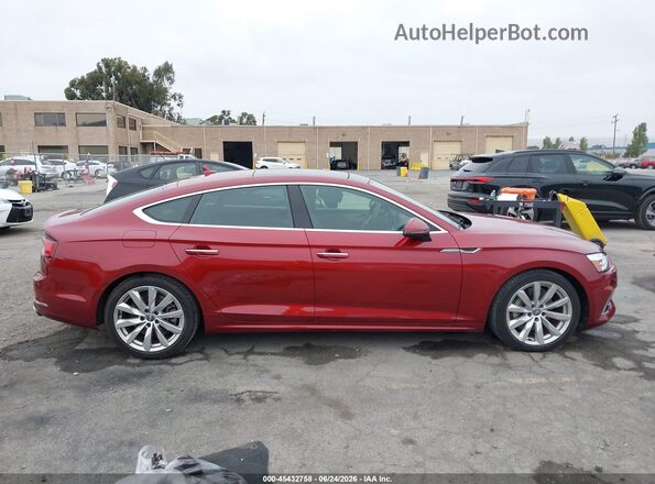 WAUANCF50JA046317 2018 AUDI A5 Red უკანა სალონის ხედი