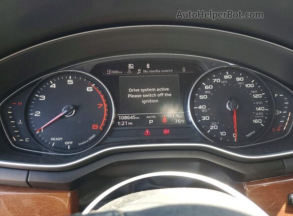 WAUANCF53LA006400 2020 AUDI A5 Black Instrument cluster view