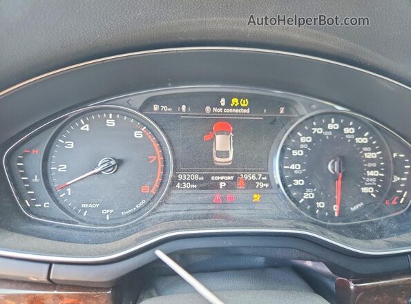 WAUANCF56KA061499 2019 AUDI A5 Black Սարքավորումների վահանակի տեսք