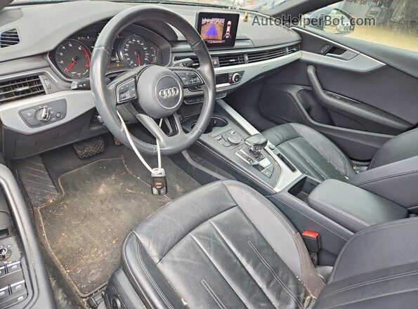 WAUANCF57JA020152 2018 AUDI A5 Black Vista del salpicadero