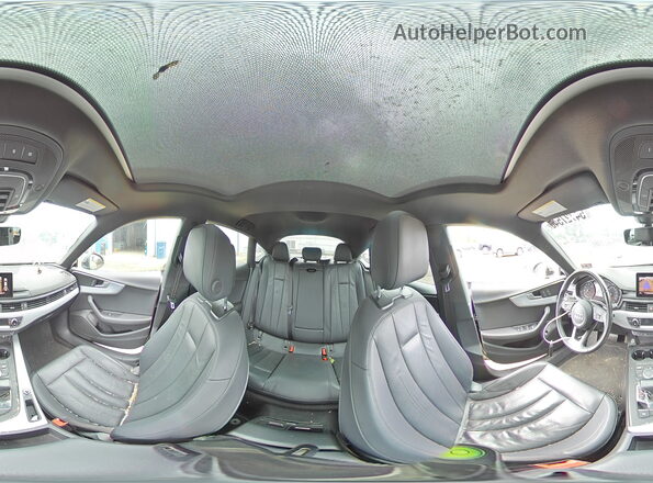WAUANCF57JA020152 2018 AUDI A5 Black Vista de la etiqueta del VIN