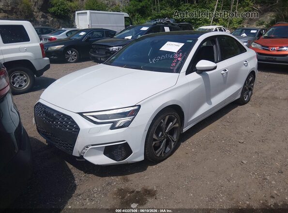 WAUAUDGY0PA024232 2023 AUDI A3 Белый Передняя левая четверть