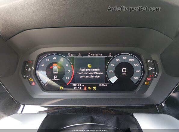 WAUAUDGY3PA025892 2023 AUDI A3 Gray Vista de los asientos traseros