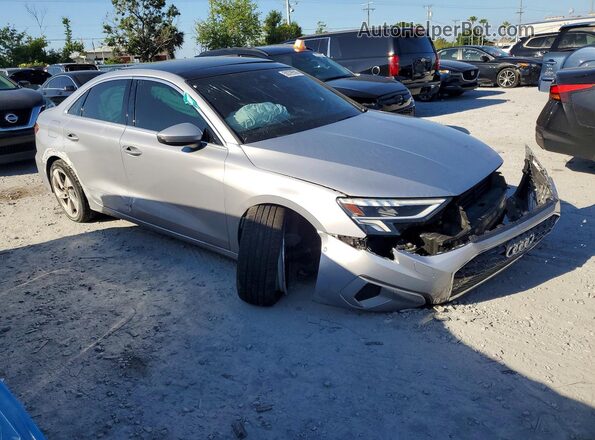 WAUAUDGY6RA035674 2024 AUDI A3 Silver Передня права чверть