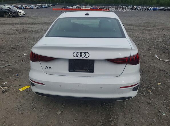 WAUAUDGYXPA090464 2023 AUDI A3 White Вид ззаду