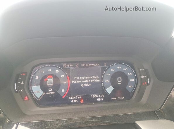 WAUAUDGYXPA090464 2023 AUDI A3 White Вид щитка приладів