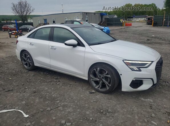 WAUAUDGYXPA090464 2023 AUDI A3 White Передня права чверть
