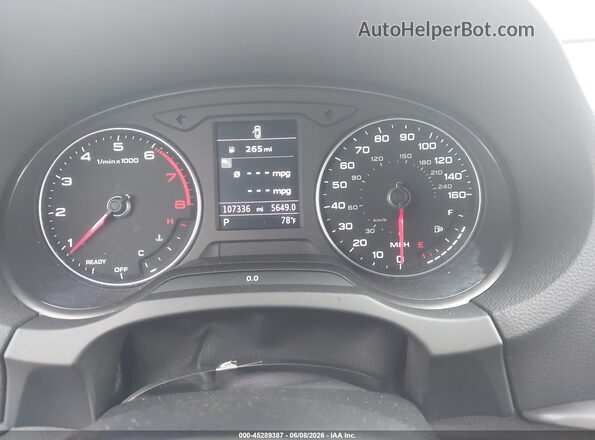 WAUAUGFF0H1031085 2017 AUDI A3 Gray Vista de los asientos traseros