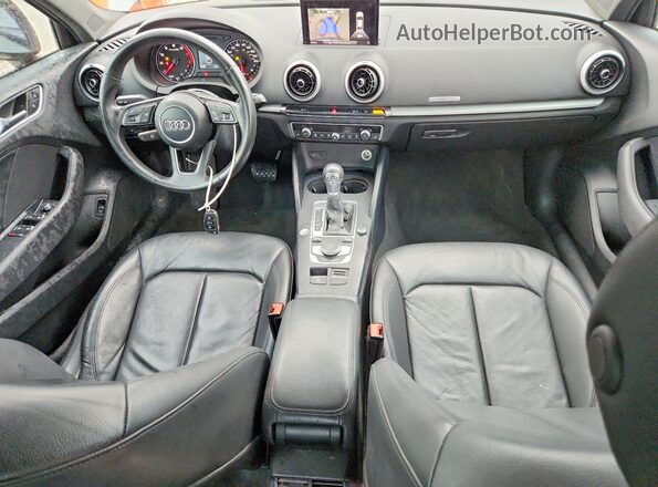 WAUAUGFF4J1031242 2018 AUDI A3 Gray Առջևի վահանակի տեսք
