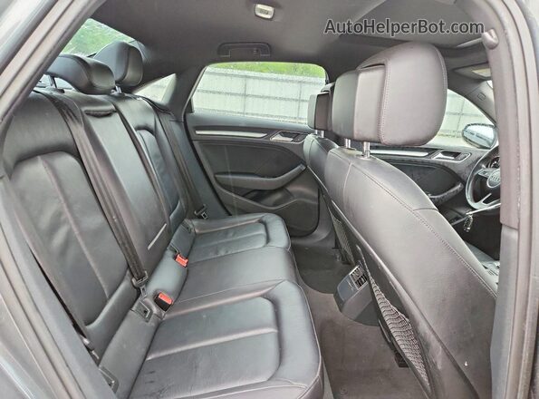 WAUAUGFF4J1031242 2018 AUDI A3 Gray Հետևի նստատեղերի տեսք