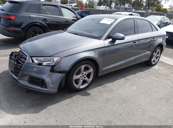 WAUAUGFF5K1010935 2019 AUDI A3 Black Առջևի ձախ երեք քառորդ տեսարան