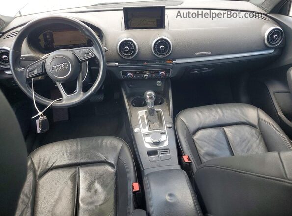 WAUAUGFF6J1094083 2018 AUDI A3 Silver Dashboard view