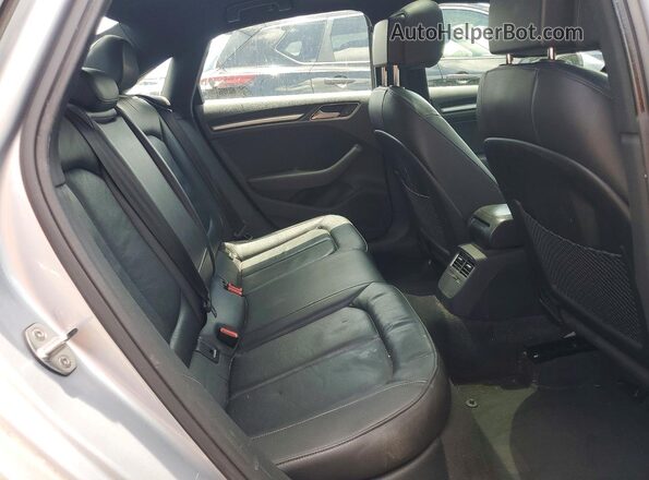 WAUAUGFF6J1094083 2018 AUDI A3 Silver Rear seats view