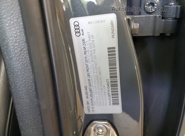 WAUAUGFF7H1046277 2017 AUDI A3 Charcoal Engine compartment view