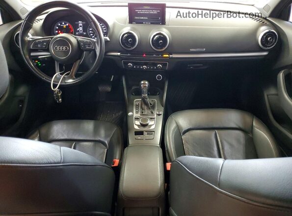 WAUAUGFF7H1046277 2017 AUDI A3 Charcoal Dashboard view