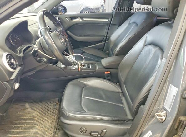 WAUAUGFF7H1046277 2017 AUDI A3 Charcoal Front interior view