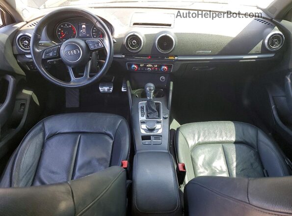 WAUAUGFF8H1029763 2017 AUDI A3 Черный Вид панели приборов