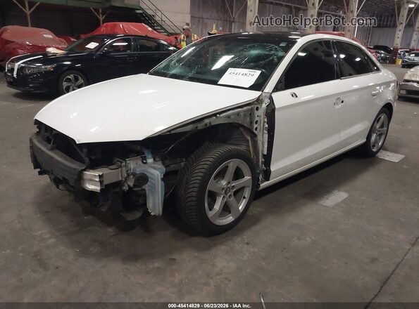 WAUAUGFF9K1010825 2019 AUDI A3 White Առջևի ձախ երեք քառորդ տեսարան