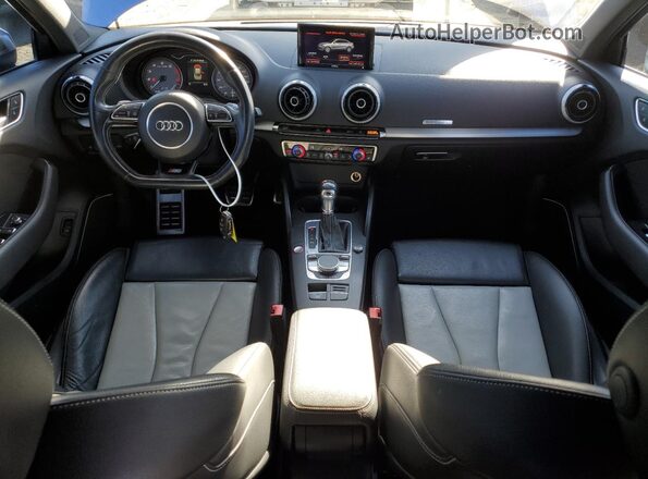 WAUB1GFF2G1059921 2016 AUDI S3 Blue წინა პანელის ხედი