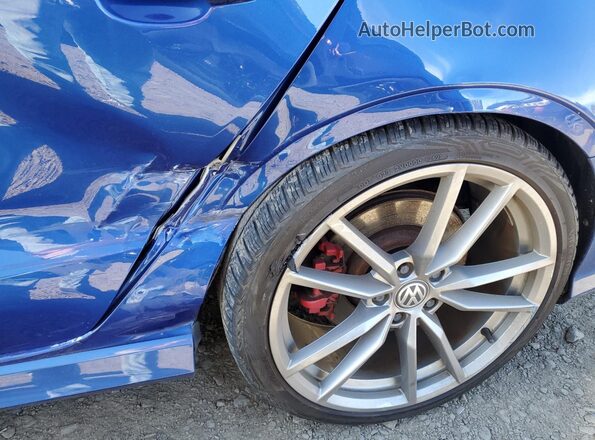 WAUB1GFF2G1059921 2016 AUDI S3 Blue ძრავის განყოფილების ხედი