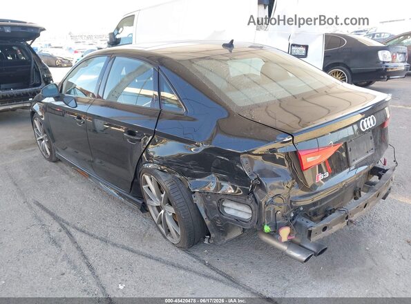 WAUB1GFF3G1038074 2016 AUDI S3 Black Задня ліва чверть